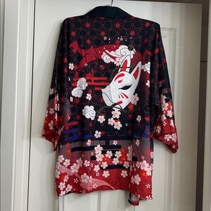 🖤NWT🔺Fox Yukata Kimono jacket by RRFG.R